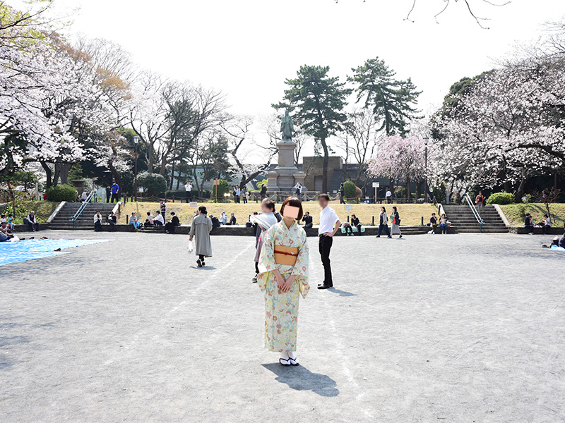 掃部山公園でお花見してきた。