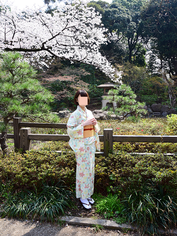 掃部山公園でお花見してきた。