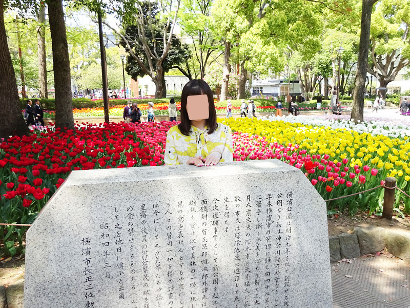 ぶら散歩横浜公園・堀ちえみ