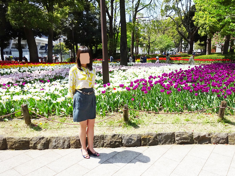 ぶら散歩横浜公園・堀ちえみ