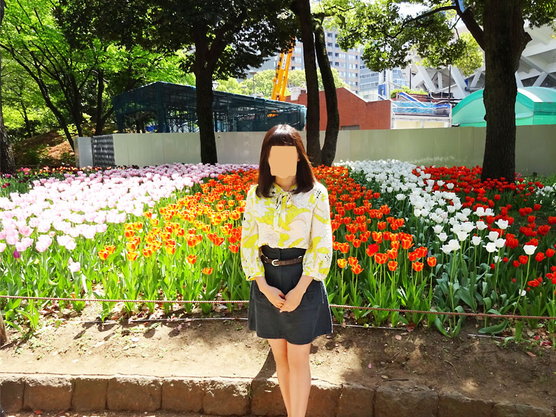 ぶら散歩横浜公園・堀ちえみ