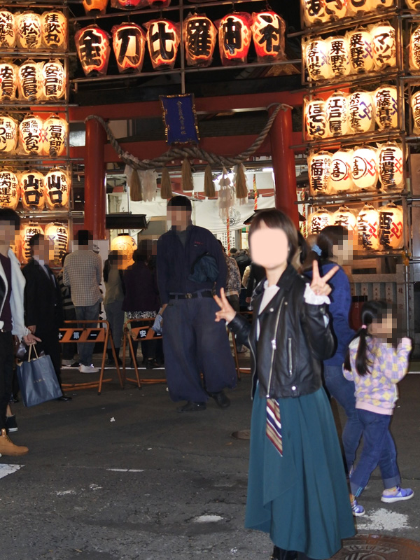なめこ治療院酉の市でぶら散歩